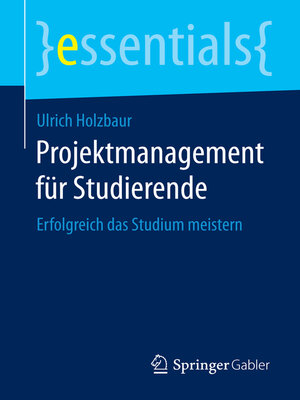 cover image of Projektmanagement für Studierende